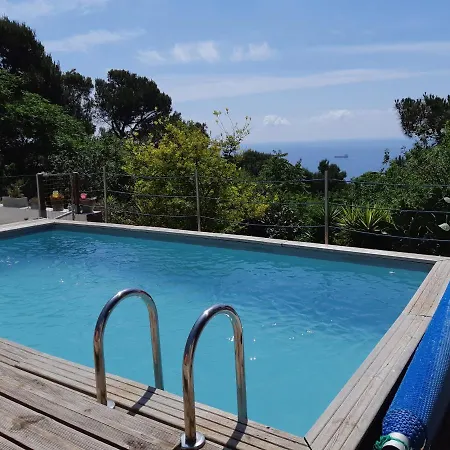 De Au Mont St Clair Vue Exceptionnelle Et Forêt Terrasses, Piscine, Pétanque, Solarium Privés Appartamento Sète