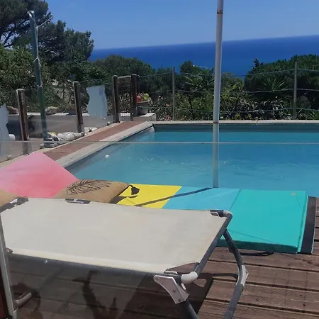 De Au Mont St Clair Vue Exceptionnelle Et Foret Terrasses, Piscine, Petanque, Solarium Prives * 塞特港