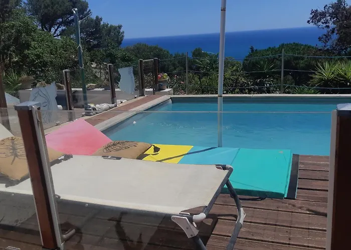 De Au Mont St Clair Vue Exceptionnelle Et Forêt Terrasses, Piscine, Pétanque, Solarium Privés * Sète